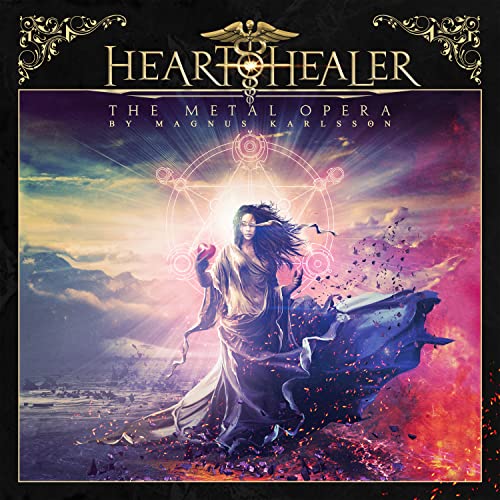 Album cover: woman with outstretched hand amidst a dramatic, fiery landscape.