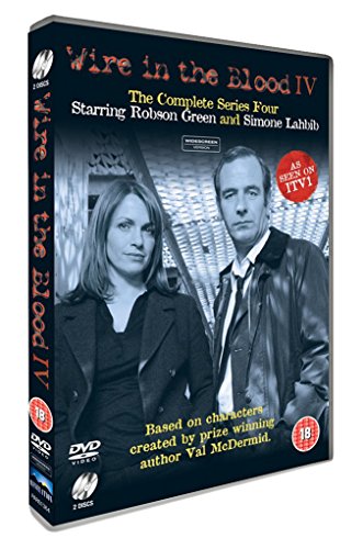 Wire in the Blood" Series 4 DVD cover featuring Robson Green and Simone Lahbib.