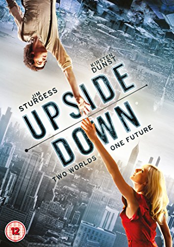 DVD cover for "Upside Down" featuring two people reaching towards each other.