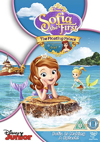 DVD cover for Sofia the First:C The Floating Palace featuring mermaid characters.