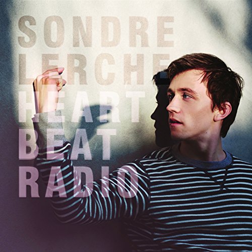 CD cover for Sondre Lerche’s “Heartbeat Radio” featuring a portrait of the artist.