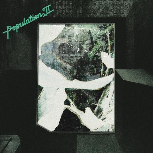 Album cover for Population II, featuring abstract landscape imagery.