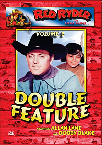 Red Ryder DVD cover featuring Allan Lane and Little Beaver in cowboy hats.