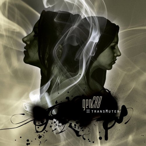 CD cover: two silhouetted faces merging with swirling smoke and paint splatters.