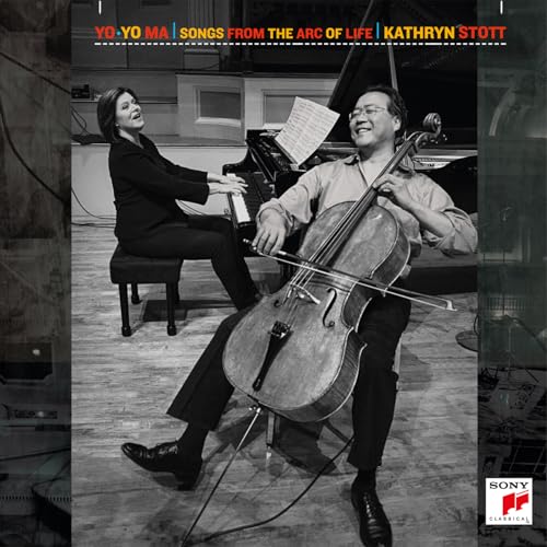 Yo-Yo Ma and Kathryn Stott performing, album cover for "Songs From The Arc Of Life".