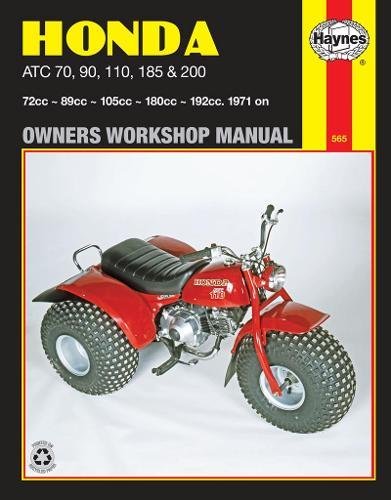 Honda ATC70, 90, 110, 185 & 200 1971 - 1985 (Motorcycle Manuals)