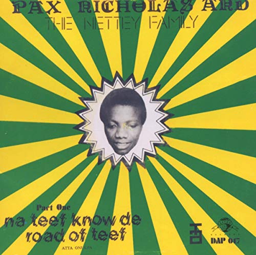 CD cover with a portrait of a boy against a yellow and green sunburst.