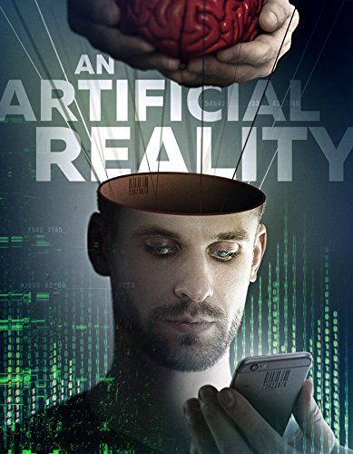 DVD cover for "An Artificial Reality" featuring a man and a brain.