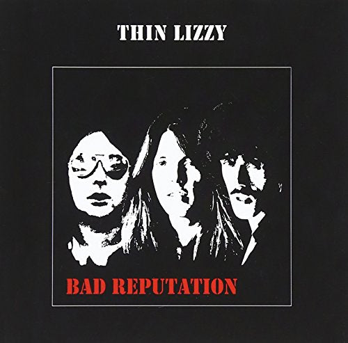 Album cover featuring high-contrast black and white portraits of three band members.