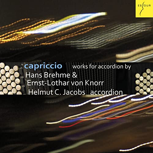 CD cover for “Capriccio” accordion works by Brehme & von Knorr.
