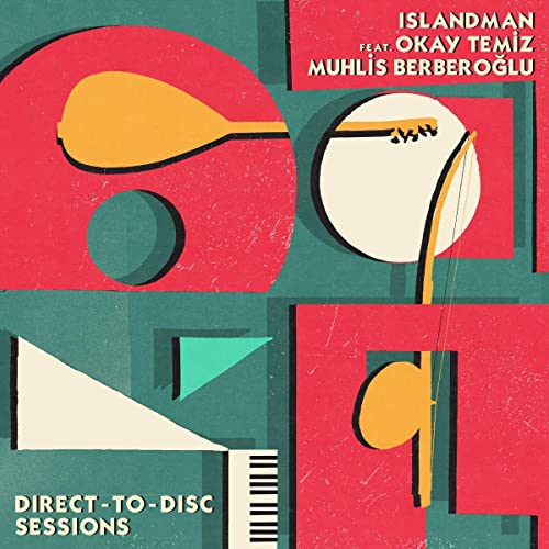 Album cover for Islandman's "Direct-to-Disc Sessions" featuring abstract shapes.