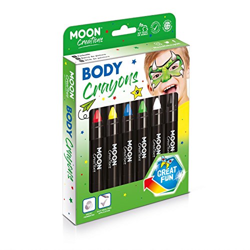 Moon Creations Body Crayons, Assorted