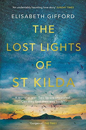 Book cover featuring a starry sky over a sea with birds and distant islands.