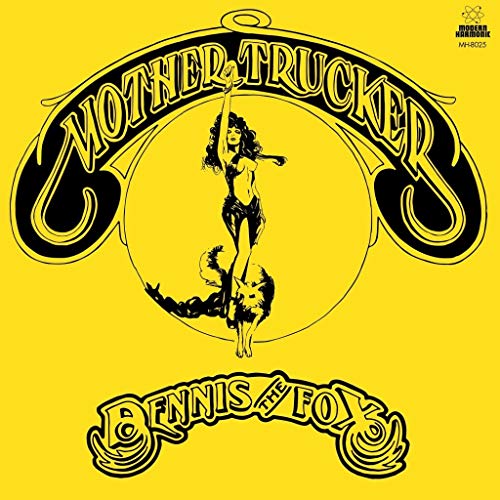Yellow vinyl record cover featuring a woman dancing with a fox.