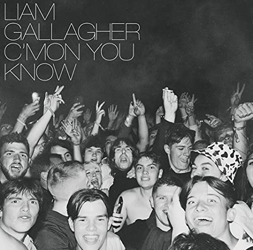CD case featuring Liam Gallagher, likely with album art for “C’Mon You Know”.