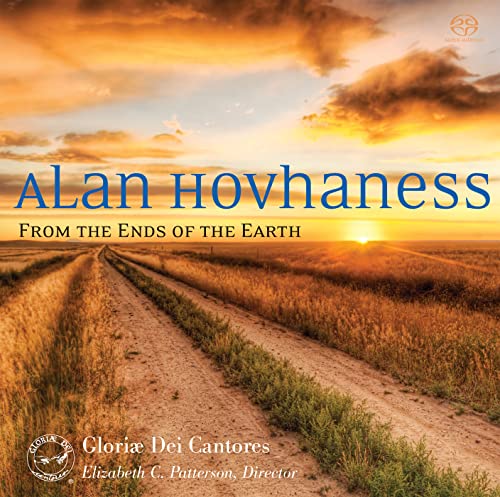 CD cover with a dirt road leading to a sunset over fields.