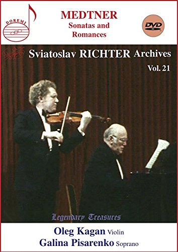 DVD cover featuring pianist Sviatoslav Richter and violinist Oleg Kagan performing.