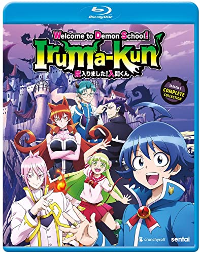 “Welcome to Demon School Iruma-kun” Blu-ray cover featuring anime characters.