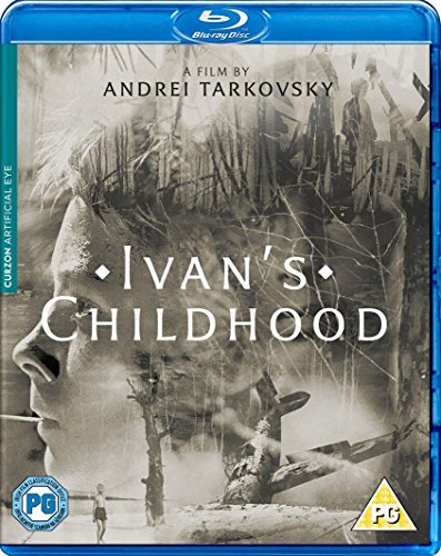 Blu-ray cover for "Ivan's Childhood" featuring a boy's face and trees.