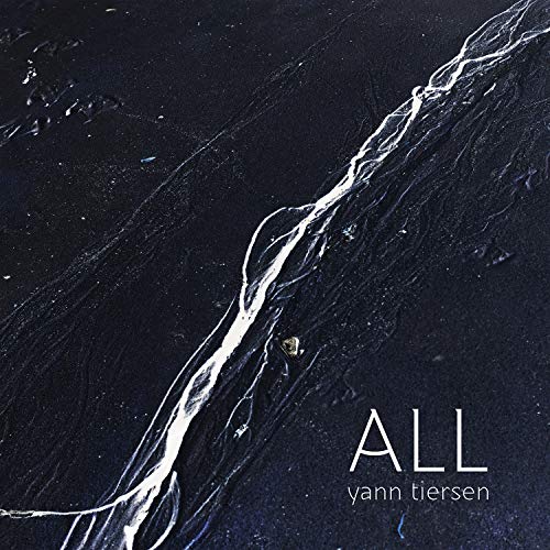 Dark album cover with white, branching lines and the text "ALL" and "yann tiersen".