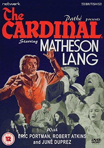 DVD cover for "The Cardinal" featuring Matheson Lang in a red robe.