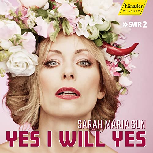 CD cover featuring a woman with a floral crown and the title "Yes I Will Yes".