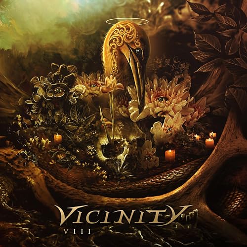 CD cover art: bird with floral elements and glowing candles.