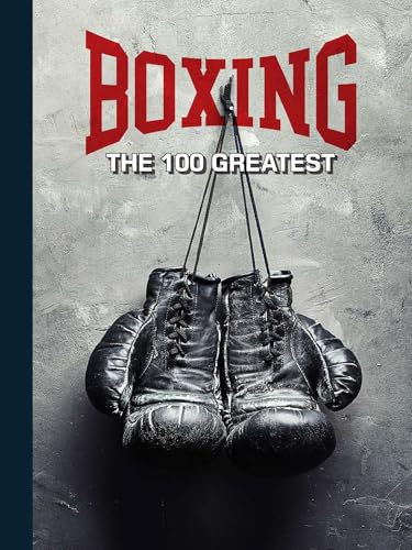 Book cover: "Boxing" title with worn boxing gloves hanging by laces.