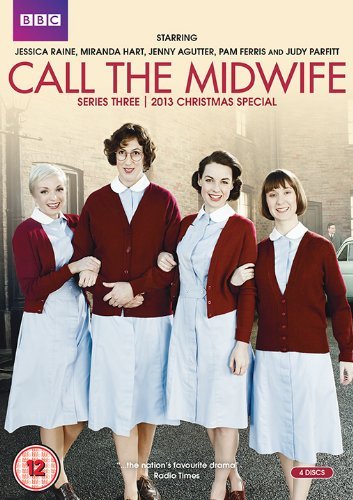 Call the Midwife" Series 3 DVD cover featuring four midwives in uniform.