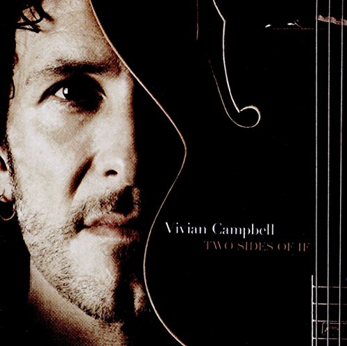CD cover: close-up portrait of Vivian Campbell with a guitar.
