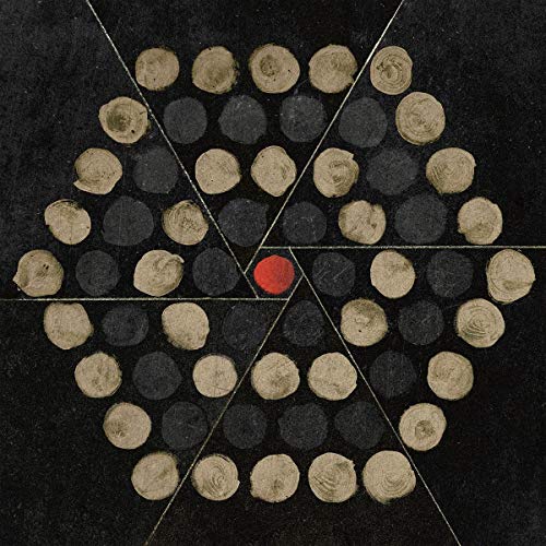 Thrice album cover, "Palms," with circular pattern of textured dots.