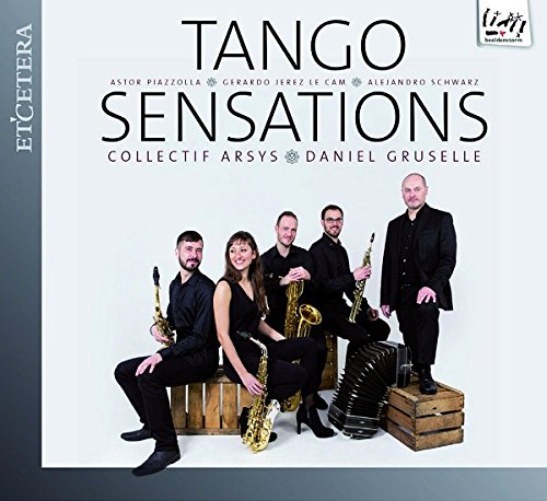 CD cover featuring a musical ensemble with saxophones and an accordion.
