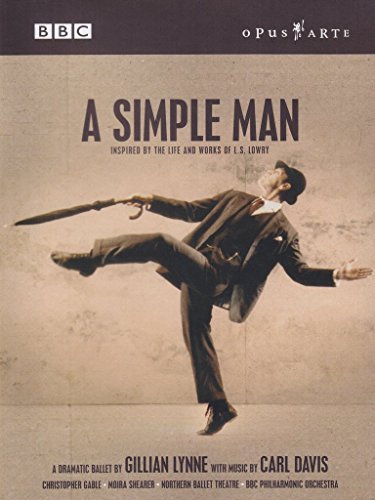 DVD cover for “A Simple Man,” featuring a dancer with an umbrella.