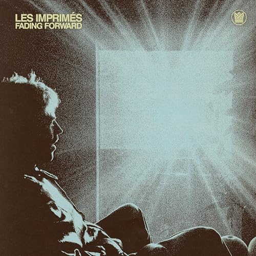 CD cover for Les Imprimés’ “Fading Forward” with a profile and doorway.