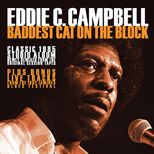 Eddie C. Campbell CD cover featuring a portrait of the blues musician.