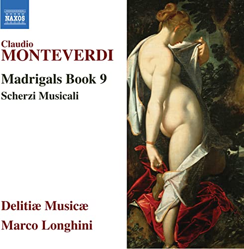 CD cover for Monteverdi’s Madrigals Book 9, featuring Renaissance art.