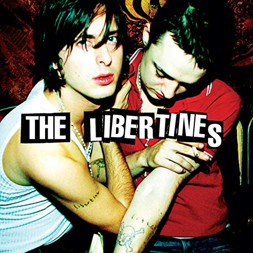 CD cover for The Libertines album, featuring two young men in close-up.