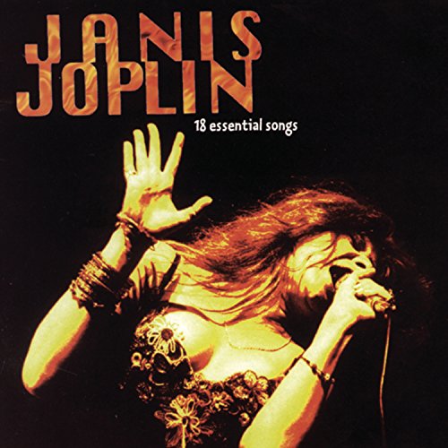 Janis Joplin album cover featuring a performance photo with raised hands.