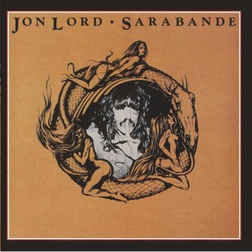 CD cover for Jon Lordās āSarabandeā featuring a sketched, swirling figure.