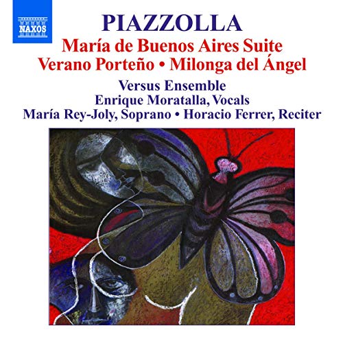 CD cover for Piazzolla’s María de Buenos Aires Suite by Versus Ensemble.
