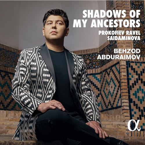 Behzod Abduraimov album cover featuring a man in patterned jacket.