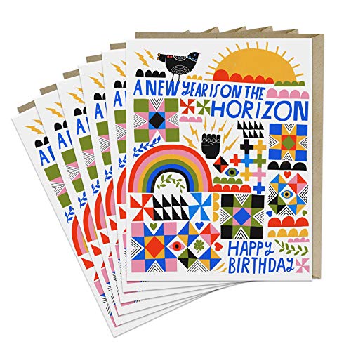 6-Pack Lisa Congdon for Em & Friends Women A New Year Card