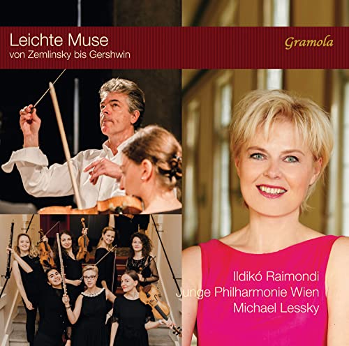 CD cover featuring a conductor, orchestra, and portrait of Ildikó Raimondi.