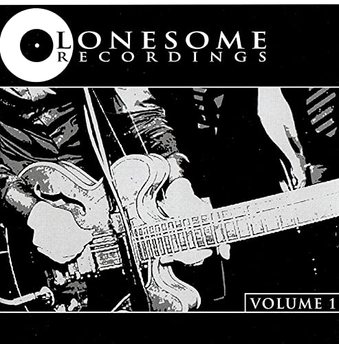 CD cover with black and white illustration of a guitarist.