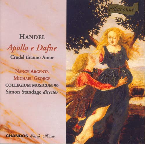 CD cover for Handel’s “Apollo e Dafne” featuring classical painting.