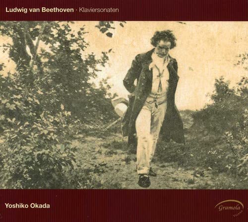 CD cover featuring a sepia-toned portrait of Ludwig van Beethoven in a landscape.