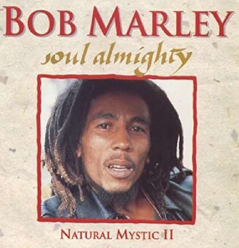 Bob Marley portrait on CD cover, dreadlocks, and text “Natural Mystic II”.