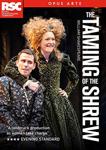 DVD cover for Shakespeare’s *The Taming of the Shrew* stage production.