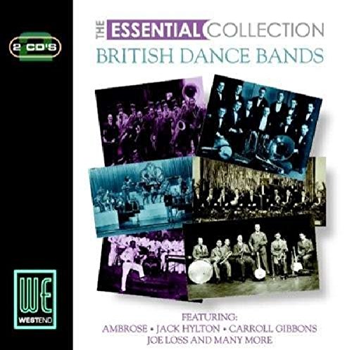 CD cover featuring vintage photos of British dance bands in formal wear.