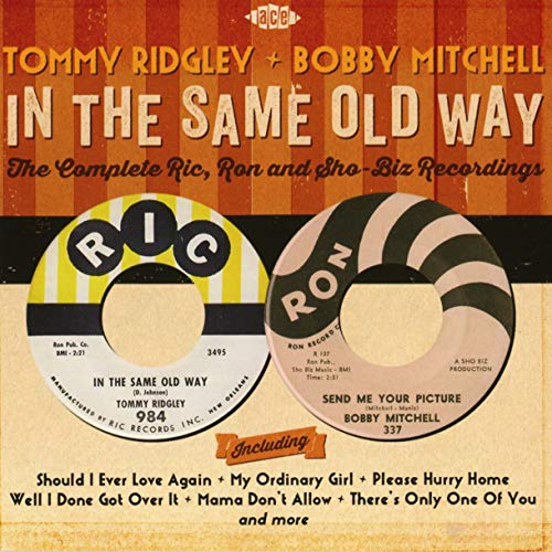 CD cover for Tommy Ridgley & Bobby Mitchell’s “In The Same Old Way” album.